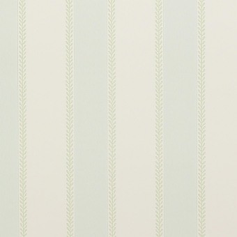 Graycott Stripe Wallpaper Aqua/Green Colefax and Fowler