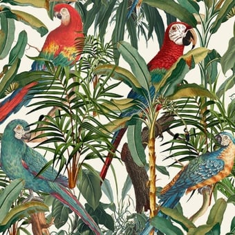 Parrots of Brasil Fabric