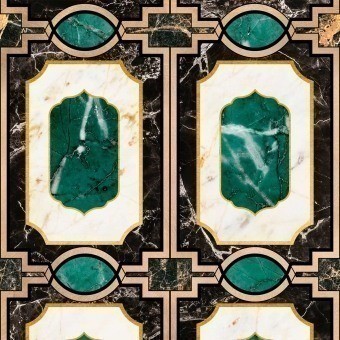 Papier peint panoramique Waldorf Emerald Mindthegap