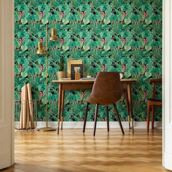 Papier peint panoramique Tropical Foliage