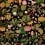 Panoramatapete Asian Fruits and Flowers Mindthegap Anthracite WP20314