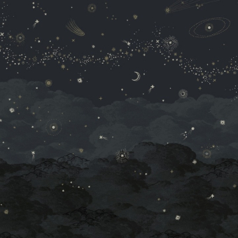 Papier peint panoramique Cosmos Nuit 150x330 cm - 3 lés - côté gauche Isidore Leroy