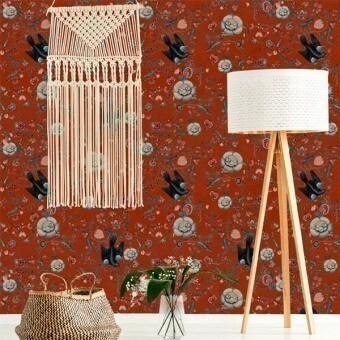 Papier peint panoramique Black Bird