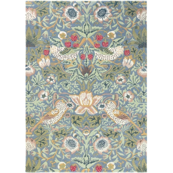 Tapis Strawberry Thief Slate 140x200 cm Morris and Co