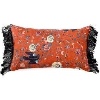 Black Bird (rectangle) Cushion