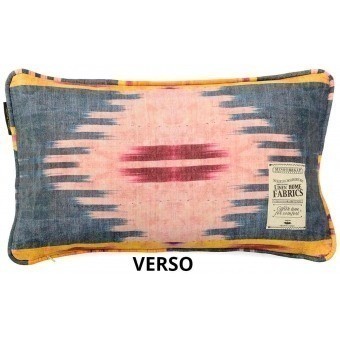 Coussin Patola rectangle Red/Blue Mindthegap
