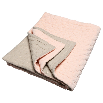 Plaid Linen Blush
