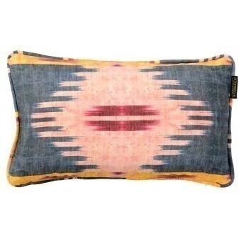 Patola (rectangle) Cushion Red/Blue Mindthegap