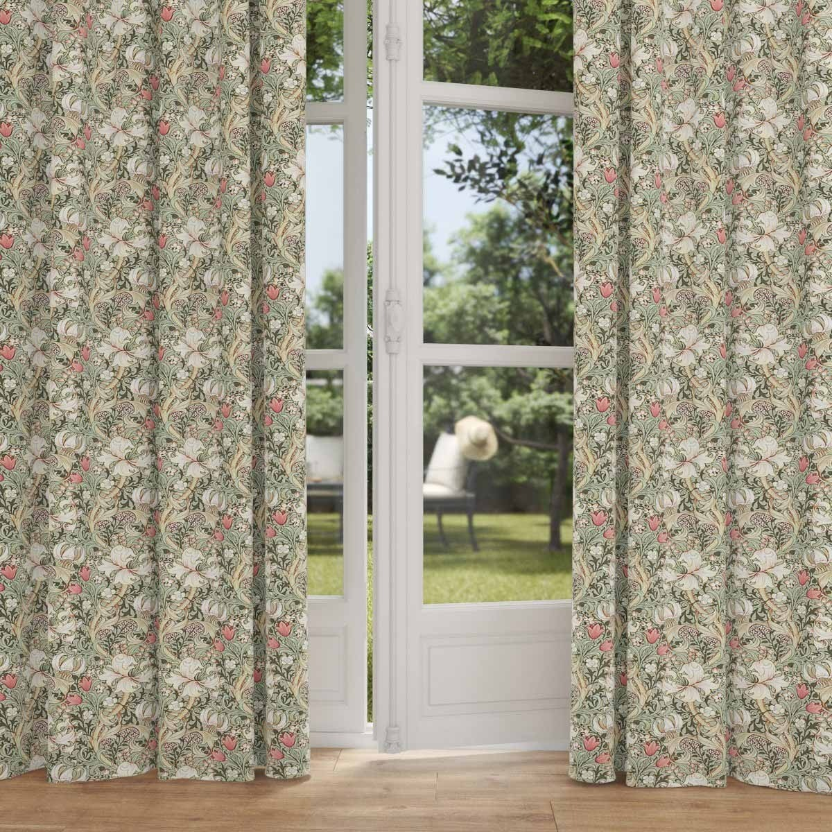 Golden Lily Minor Fabric - Morris and Co