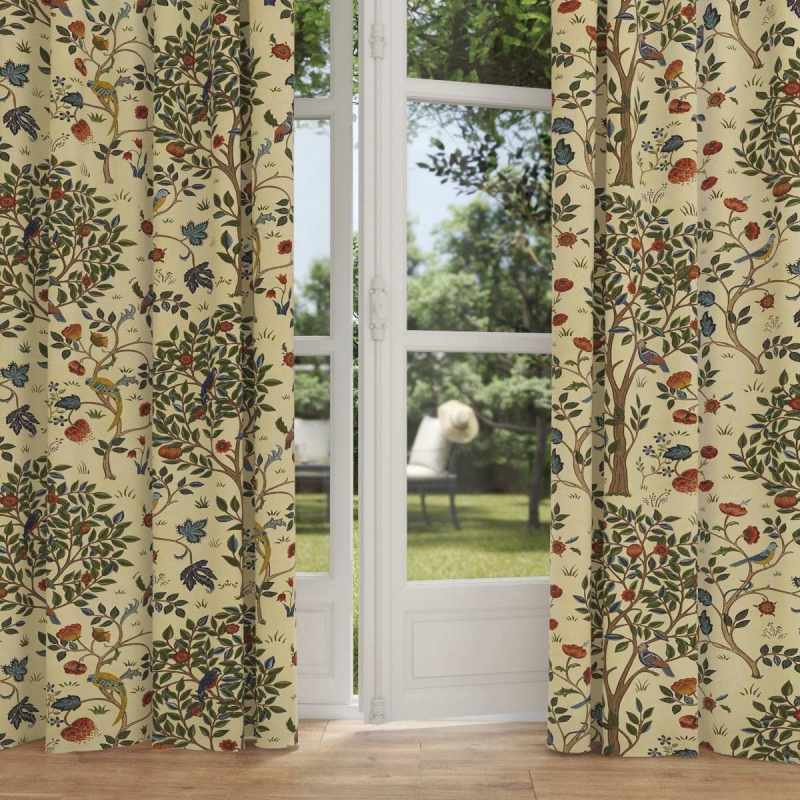 Kelmscott Tree Linen Fabric - Morris and Co