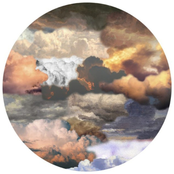 Walking on Clouds soft Dusk rond Rug