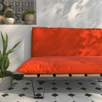 Sal Outdoor Fabric Arancio Missoni Home