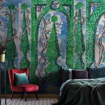 Papeles pintados panorámico Jardin à la Française