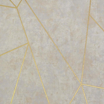 Nazca Wallpaper Dark Gray/Gold York Wallcoverings