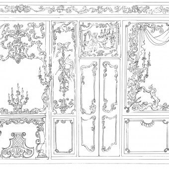 Suite Royale Panel Noir Blanc Les Dominotiers