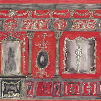 Suite Impériale Rouge Panel