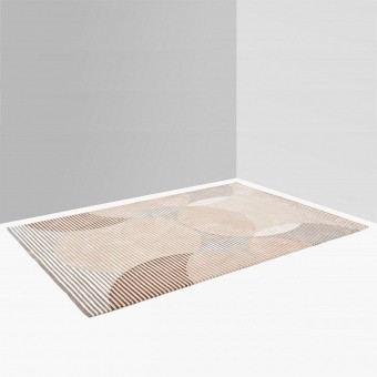 Sinking Circles Nude Rug