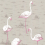 Flamingos Wallpaper Cole and Son Grège 66/6042