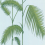 Papel pintado Palm Leaves Cole and Son Bleu ciel 66/2010