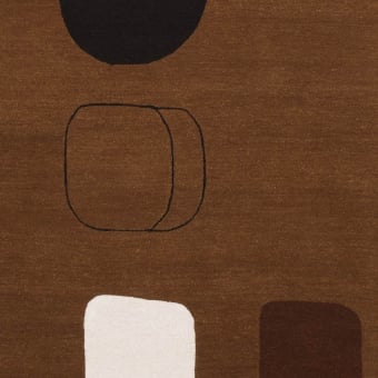 Permutation Brown Rug