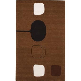 Permutation Brown Rug