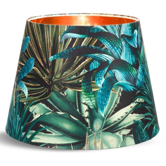 Pantalla de lámpara Lush Succulents cône