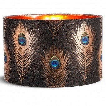 Peacock Feathers Lampshade d35xh22 cm Mindthegap