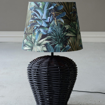 Pantalla de lámpara Lush Succulents cône