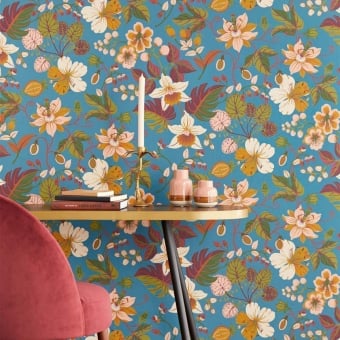Carta da parati Blooms and Buds