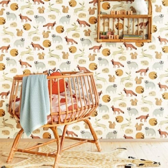 Papier peint Forest Animals - Mini Me