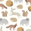 Forest Animals Wallpaper Eijffinger Beige 399050