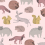 Forest Animals - Mini Me Wallpaper Eijffinger Pink 399052