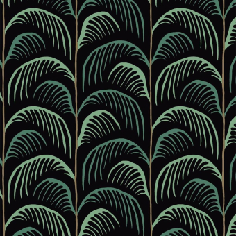 Palm Leaves Wallpaper Dark Exotic Eijffinger