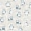 Papier peint panoramique Panda - Mini Me Eijffinger Blue 399121