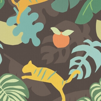 Papier peint panoramique Tigre Tropical Eijffinger
