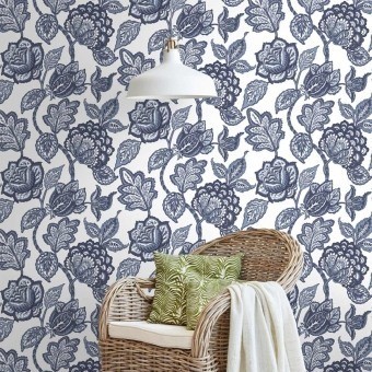 Mid Summer Jacobean Wallpaper