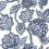 Papel pintado Mid Summer Jacobean York Wallcoverings Blue CY1535