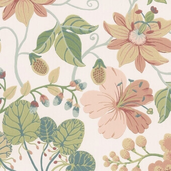 Blooms and Buds Wallpaper