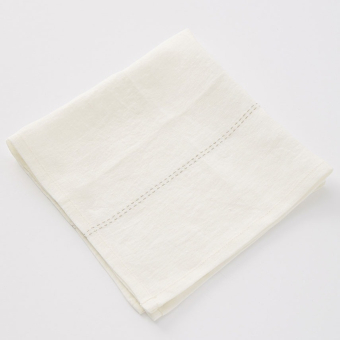 Servilleta de table Rythmo BLANC