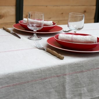 Set of 6 Rythmo Lin Napkin