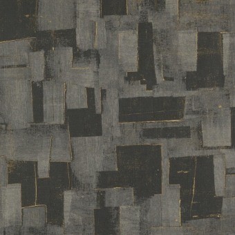 Tapete Cubist Charcoal Threads
