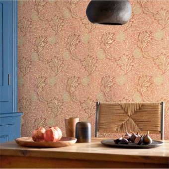 Apple Wallpaper Rust Gold Morris and Co