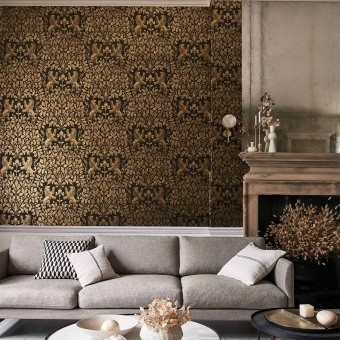 Boscobel Oak Wallpaper