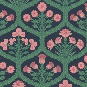 Tapete Floral Kingdom Lilac/Teal Cole and Son