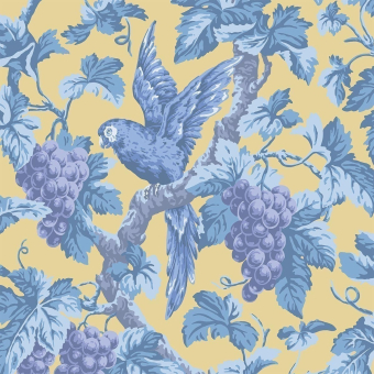 Papier peint Woodvale Orchard Hyacinth/China Blue Cole and Son