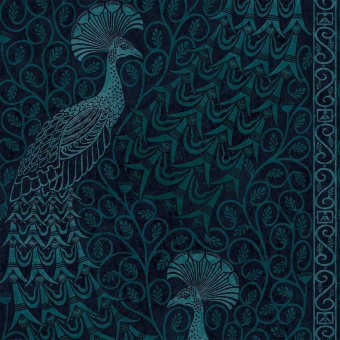 Pavo Parade Wallpaper Petrol Cole and Son