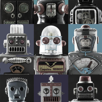 Robots Panel Gris Casamance