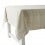 Mantel Rythmo lino 180x230 Charvet Editions Blanc RYTHMO LIN BLANC 180X230