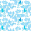 Songe Wallpaper Little Cabari Bleu PP-09-50-SON-ble
