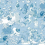Toile de Mer Wallpaper Little Cabari Bleu PP-09-75-TOI-ble